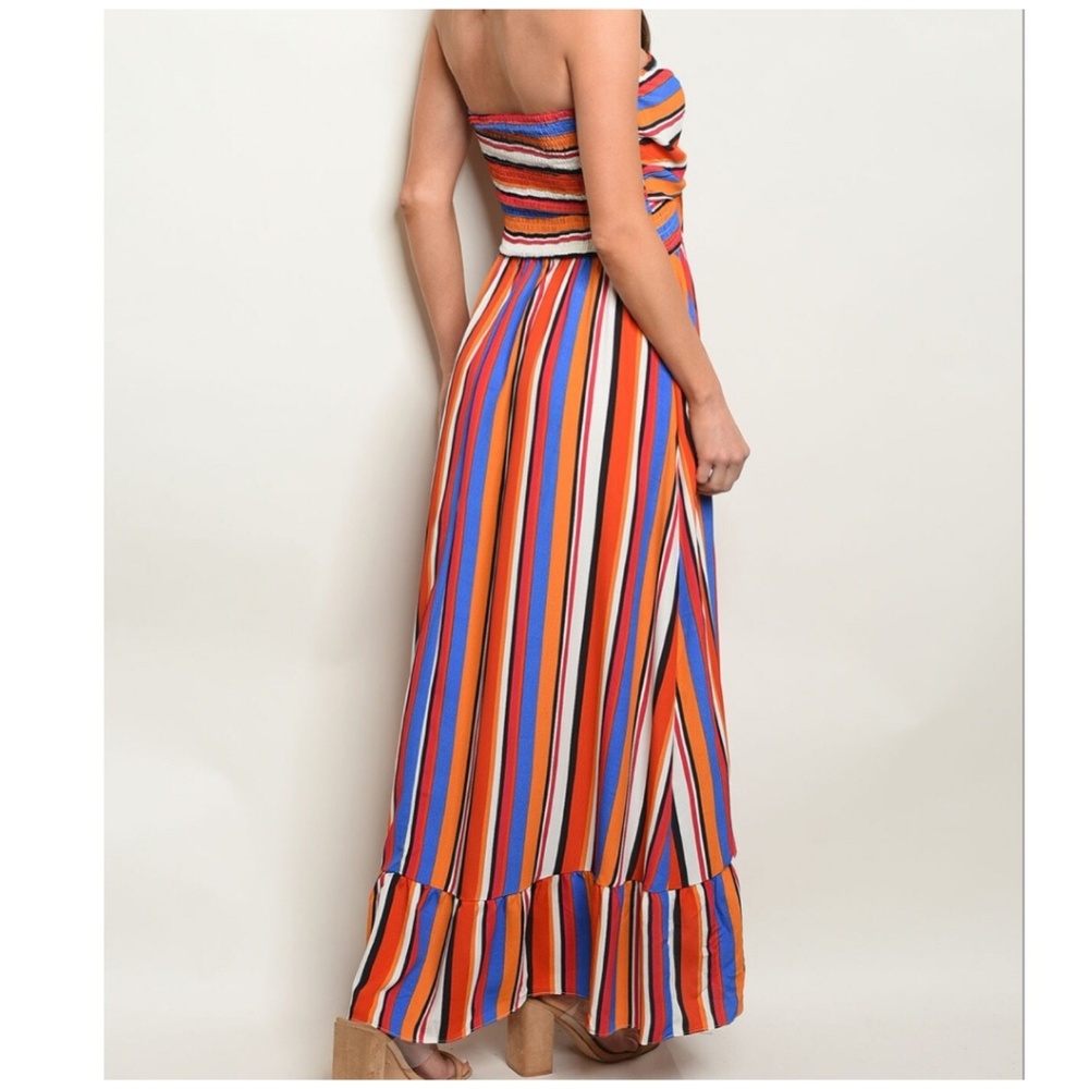 LAST ONE❗DO+BE Sexy Chic Strapless Maxi Dress - Picture 3 of 7